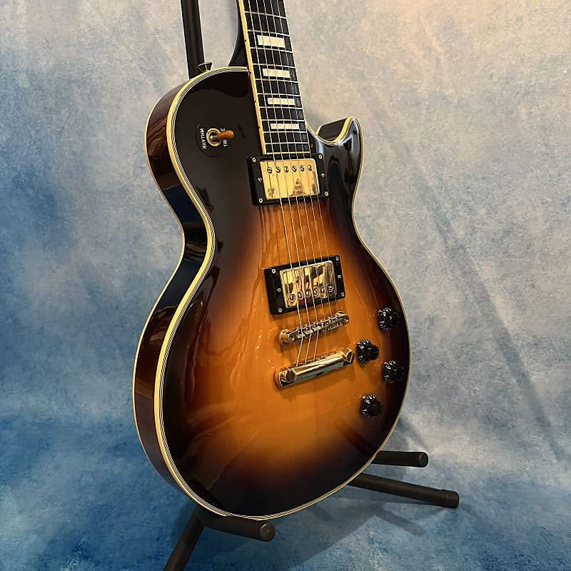 Burny Fernandes RLC 60 1988 Tobacco Sunburst Les Paul Custom | Reverb