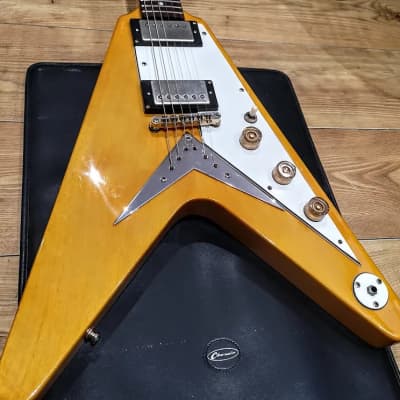 Vintage JHS VV60 Korina Rare Mk1 version Flying V replica + | Reverb