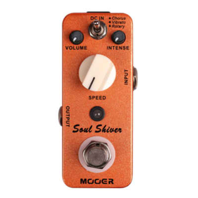 Mooer SOUL SHIVER Multi Modulation Micro Effect Pedal Chorus/ Vibrato/ Rotary Pedal NEW image 2