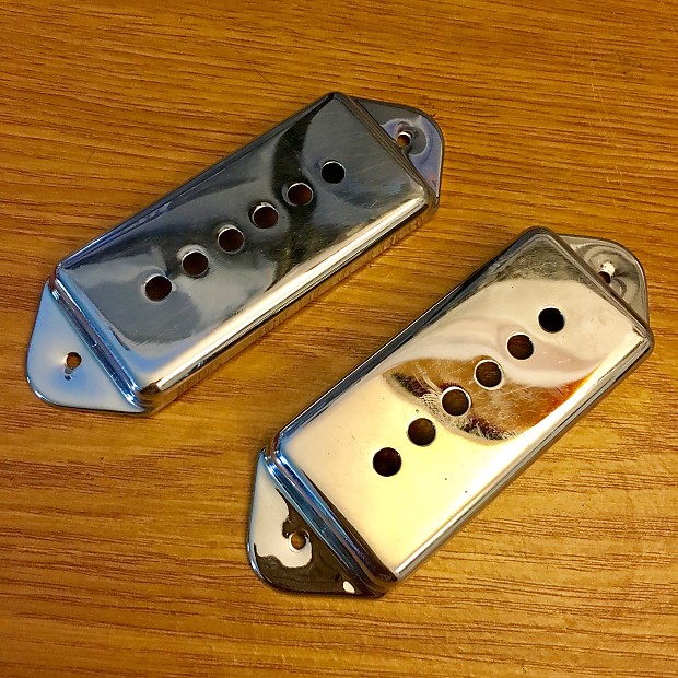 Gibson P90 chrome pickup covers es330, epiphone casino Reverb