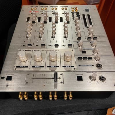 Rare Vestax PMC-50A Gold DJ mixer *with rotary unit* | Reverb