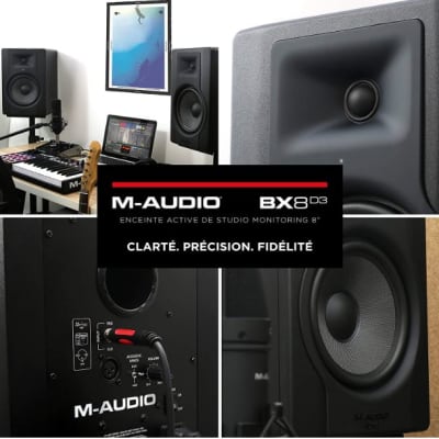 M-AUDIO BX8 Powered Studio Monitor (Pair) image 3