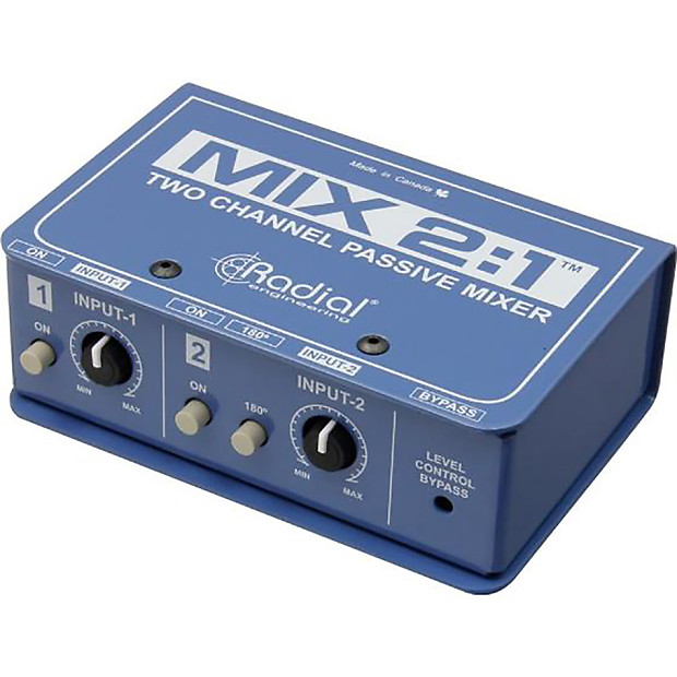 Radial Mix 2:1 Passive Stereo Summing Mixer image 1