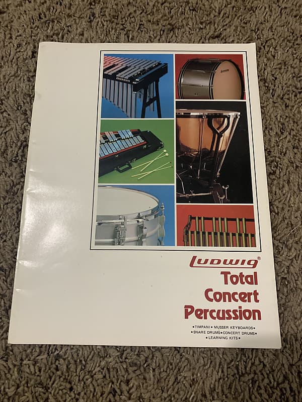Ludwig 1970s total concert percussion Catalog Reverb