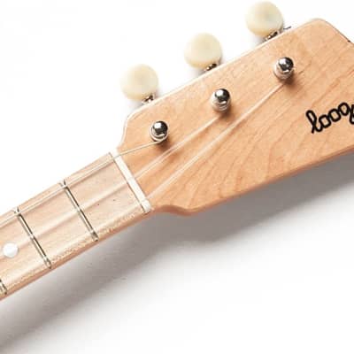 Loog Mini Acoustic Guitar 3-String Guitar, Black image 3