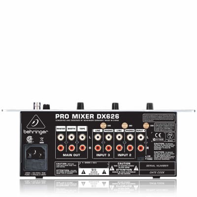 Behringer Pro Mixer DX626 3-Channel DJ Mixer | Reverb