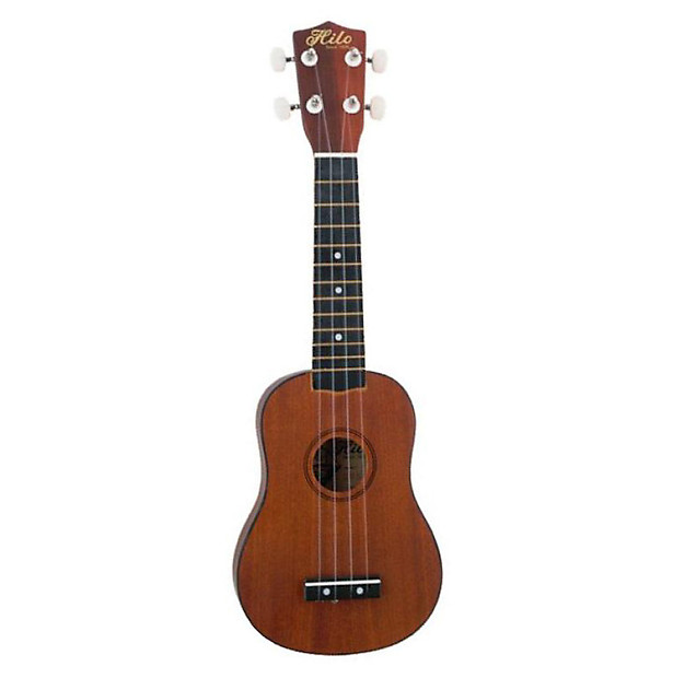 Hilo Deluxe Soprano Ukulele Uke Dark Mahogany 2651