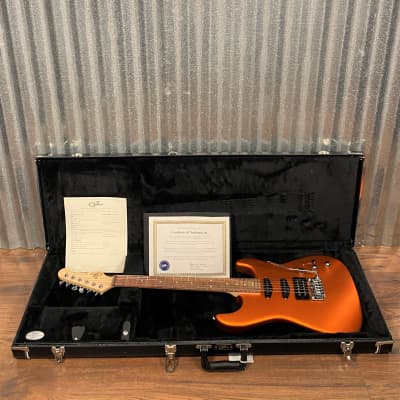G&L USA Legacy HSS RMC Tangerine Metallic Guitar & Case #5190 image 2