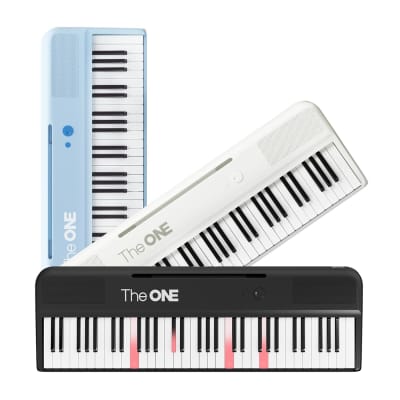 Smart Keyboard Color 61 Lighted Keys Piano Keyboard, Electric Piano For Beginners With 256 Tones, 64 Polyphony, Built-In Led Lights And Free Apps (Black) image 1