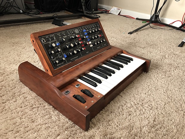 Behringer Model D, Moog Style Custom Enclosure,, With Alesis Q25