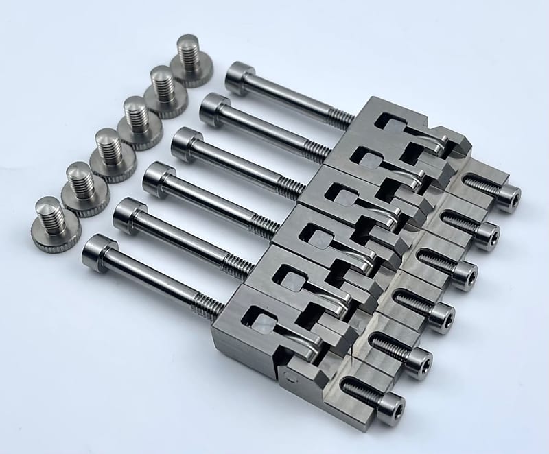 Floyd Rose Titanium Double Locking Systyem Locked Saddles | Reverb UK