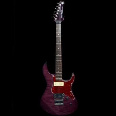 Yamaha Pacifica 611HFM H/P90 Electric Guitar in Transparent Purple