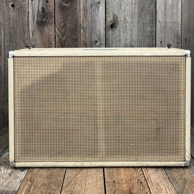 Fender Tremolux 2x12" Speaker Cabinet 1962? Blonde image 1