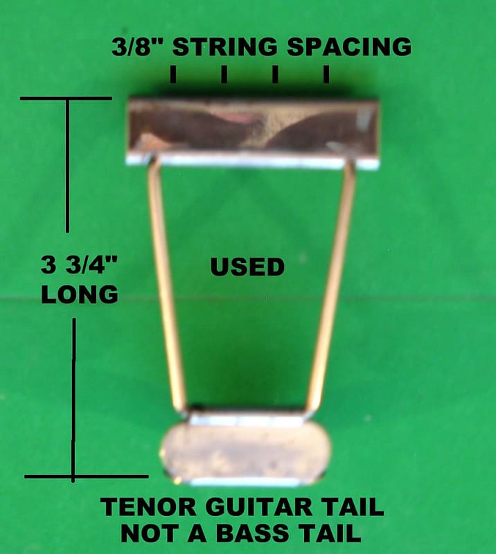 Tenor Guitar Tail – Arch Top – Vintage Used - image 1