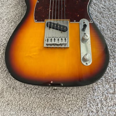 Fender Standard Telecaster 1998 Vintage 2-Tone Sunburst MIM Maple Neck Guitar image 2