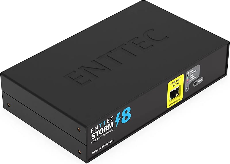 Enttec 70056 Storm 8 8-port Ethernet to DMX Interface | Reverb