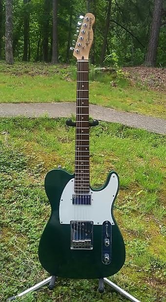 2001 Squier Standard Telecaster / Metallic Green Finish / Humbucker Tele