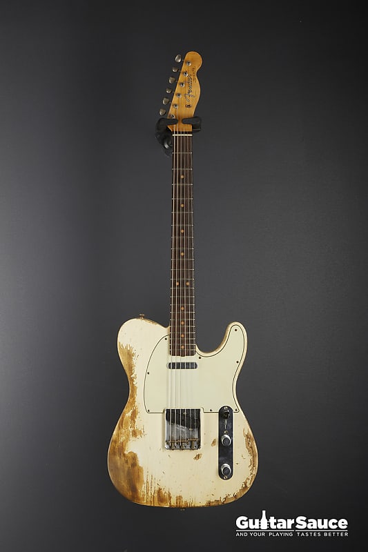 Fender Custom Shop LTD Telecaster ’63 White Super Heavy Relic Used 2019 (Cod.1381UG) image 1