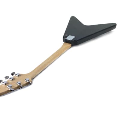 Zenison Full Size Right Handed Flying V Electric 6 String Guitar 2022 Black image 3