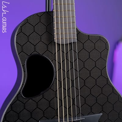 McPherson Touring Carbon Fiber Acoustic-Electric Guitar Honeycomb Top Black Hardware image 3