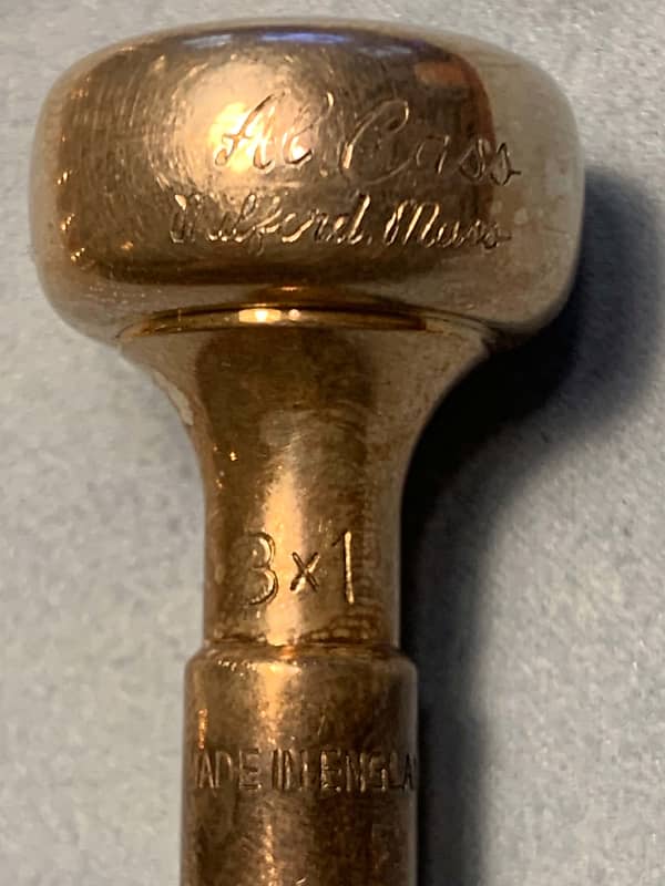 Al Cass 3X1 Trumpet Mouthpiece, RARE version Made in England Al Cass 3X1 Trumpet Mouthpiece, RARE version Made in England
