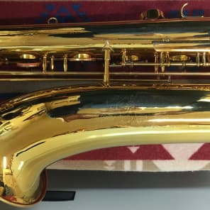H Couf Superba II Low Bb Baritone Saxophone Gold Lacquer(Keilworth) image 11