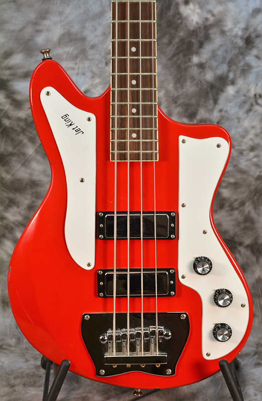 IBANEZ JTKB200 Jet King Bass Guitar - Rare Red Finish