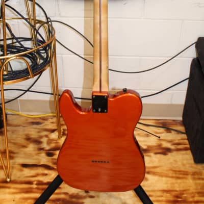 Fender 2013 Squier Bullet Metallic Orange Electric Guitar image 7