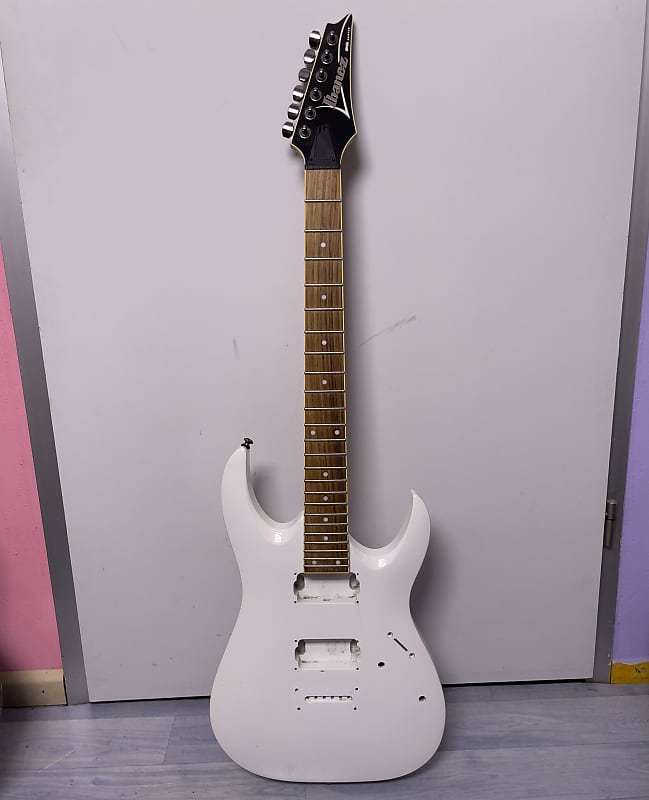 Ibanez Rga32 2010 2013 White Project Guitar As Is Reverb