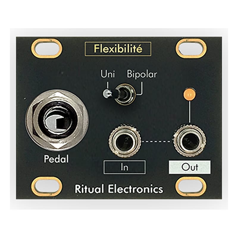 Ritual Electronics Flexibilite Eurorack 1U Expression Pedal Module image 1