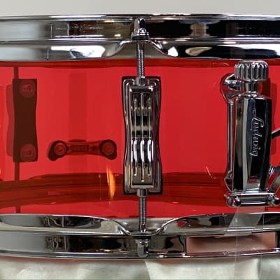 Ludwig 18/12/14/5x14" Vistalite Jazzette Drum Set - Pink Vistalite w/ Exclusive 18" BD! image 17