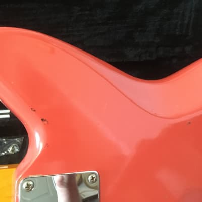 Warmoth/Fender P90 Jazzmaster Fiesta Red W/ HSC image 9