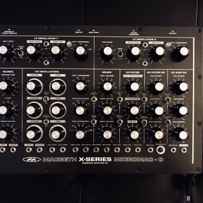 Macbeth Micromac-D X-Series Analog Voltage Controlled Desktop Synth - Eurorack - Very Rare - UK Made image 5