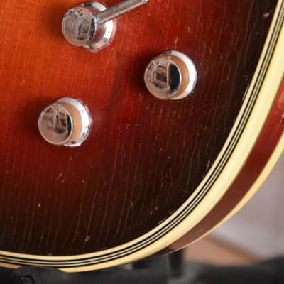 Heinz Seifert Favorit Teardrop – 1950s Migma German Vintage Archtop Semi Hollow Bass Guitar / Gitarre image 5