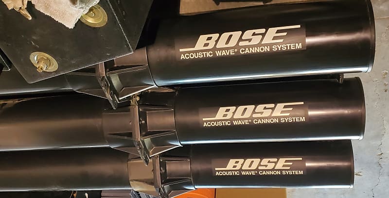 BOSE ACOUSTIMASS CANNON ブラック ジャンク BOSE Bose ACOUSTIMASS CANNONa Koo stay trout Canon AM-044C