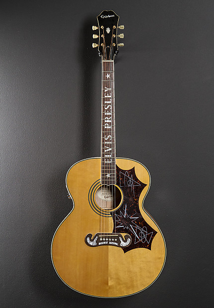 EPIPHONE ltd Elvis Presley モデル 弦高低め 鳴り抜群 Epiphone Elvis Presley Model 2008 Natural | Reverb