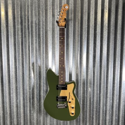Reverend Jetstream HB Army Green Guitar #61124 image 2