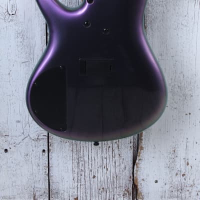 Ibanez SR505E Bass 5 String Electric Bass Guitar Black Aurora Burst Gloss image 7