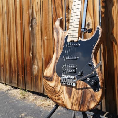 ESP Original Custom Shop Snapper AS-M Driftwood/Burner Satin 6-String Electric Guitar w/ Case (2024) image 7