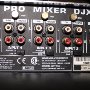 Behringer DJX700 Professional DJ Mixer image 7