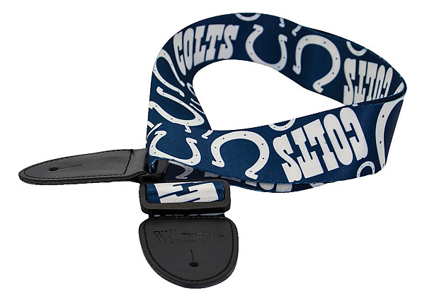 Woodrow Indianapolis Colts Guitar Strap image 1