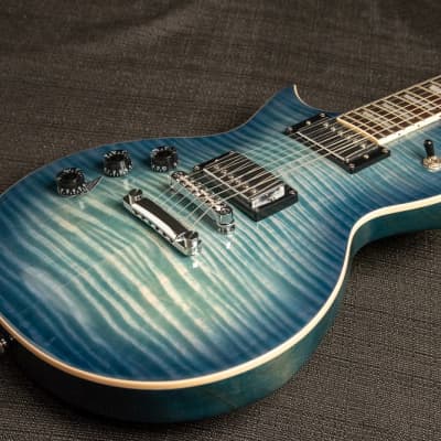 ESP LTD EC-256FM Left-Handed Cobalt Blue Electric Guitar - No Bag/Case Included *Authorized Dealer* image 3