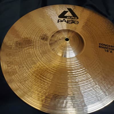 Paiste Alpha 18" Concert/Marching Cymbals image 3
