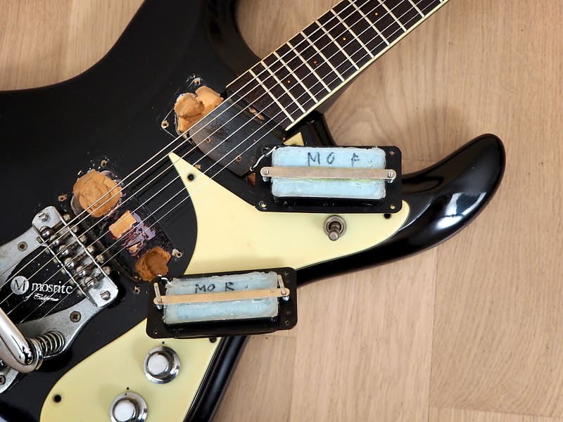 1964 Mosrite Ventures Model Vintage Electric Guitar Black