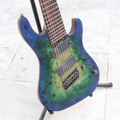 Cort KX508MS Multiscale 8-String in Marina Blue Burst (USED) for sale
