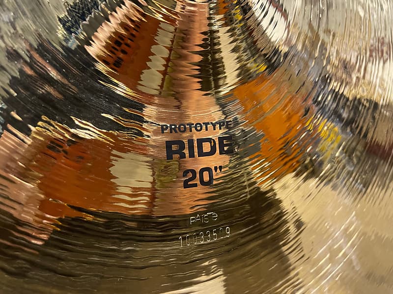 Paiste Twenty Prototype Ride Cymbal 20”/50cm / Drum Accessory #GC24 |  Reverb UK