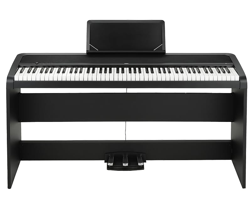 B1SP Compact Digital Home Piano With Stand/pedal, Black image 1