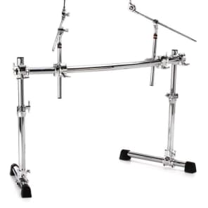 Gibraltar GCS500H Chrome Series Height Adjustable Curved Rack with 2 Cymbal Boom Arms image 2