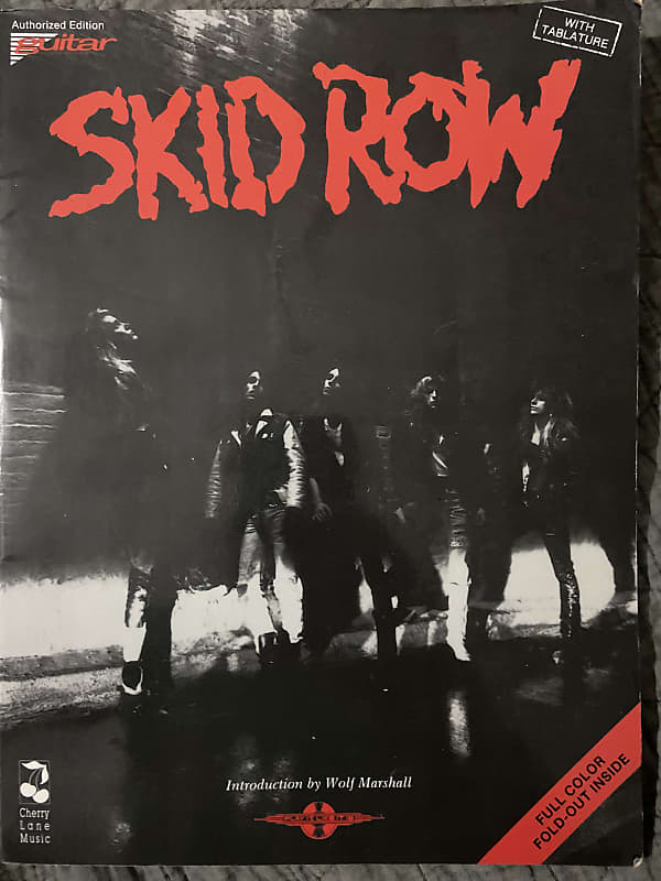 Skid Row - S/T - Guitar Tab / Tablature Book | Reverb