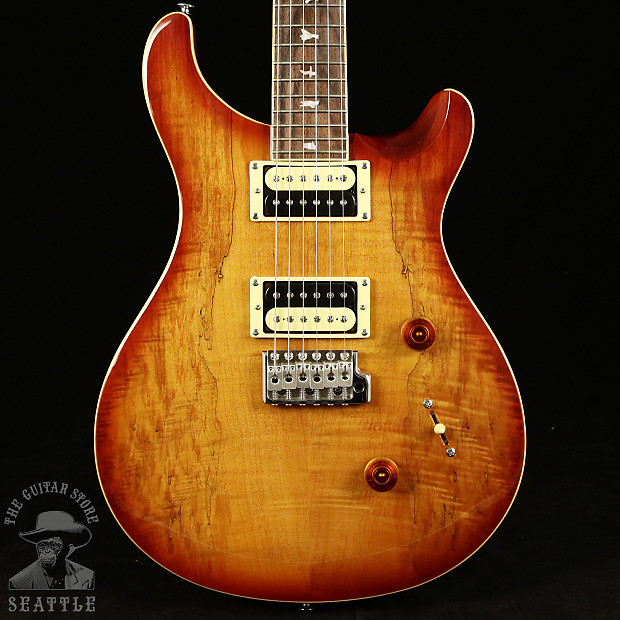 Paul Reed Smith SE Custom 24 Spalted Maple Vintage Sunburst | Reverb